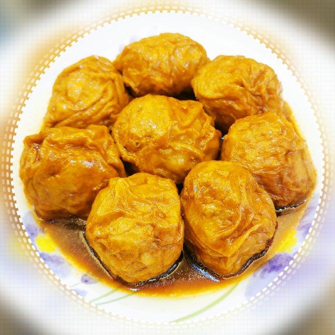 家乡味，肉酿面筋
