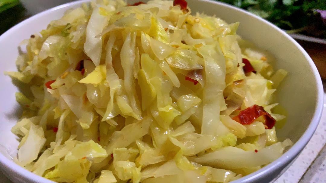 醋溜包菜的做法