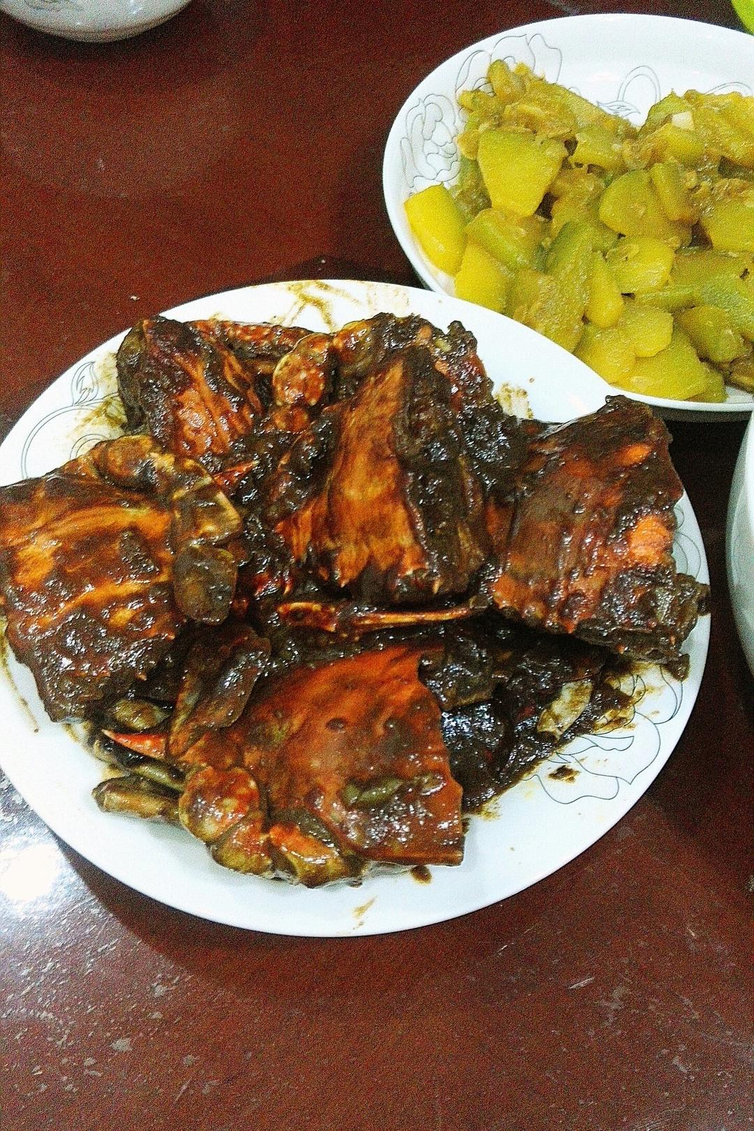 堂妈教你做酱爆螃蟹