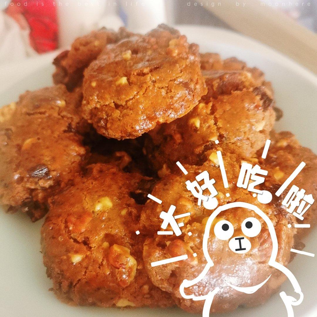 红枣红糖核桃饼干