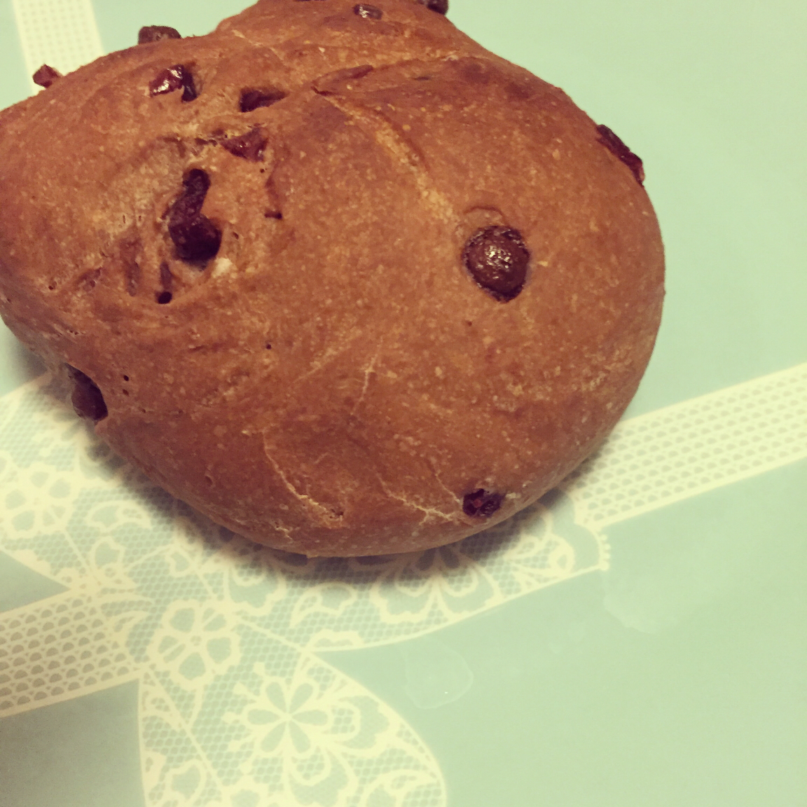 全麦巧克力豆软欧