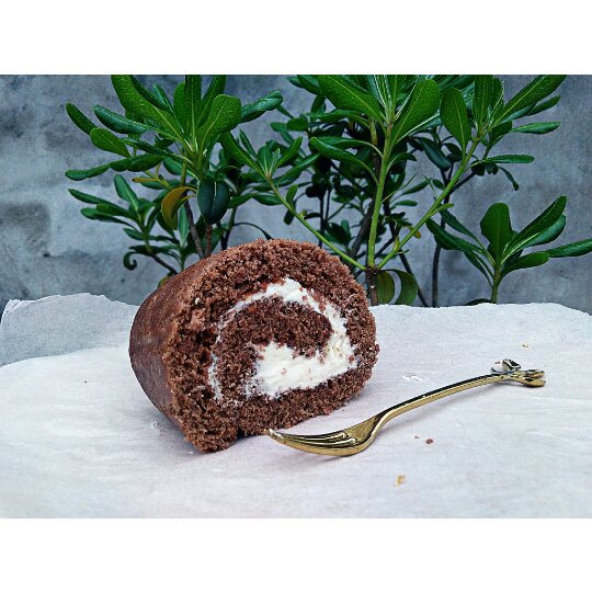 浓郁双巧克力卷