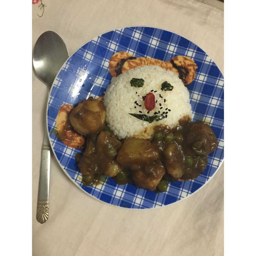 基础版土豆咖喱饭