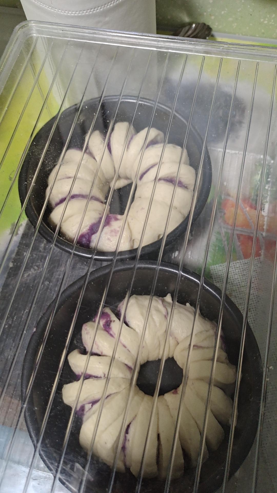 香芋皇冠面包，保存3天仍松软