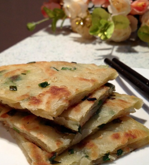 自制葱油饼