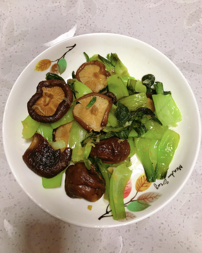 蚝油香菇油菜