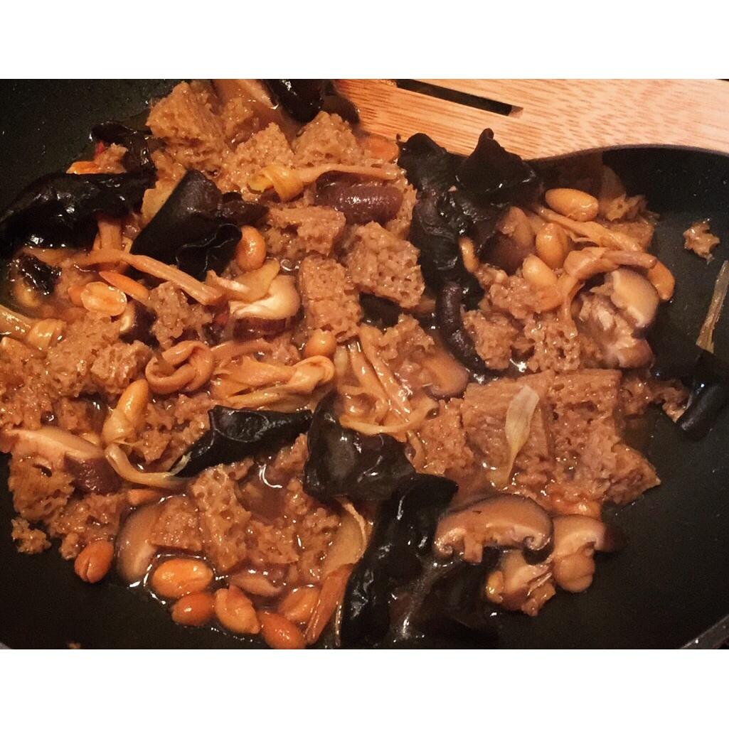 超级好吃的手撕烤麸(上海家常菜）