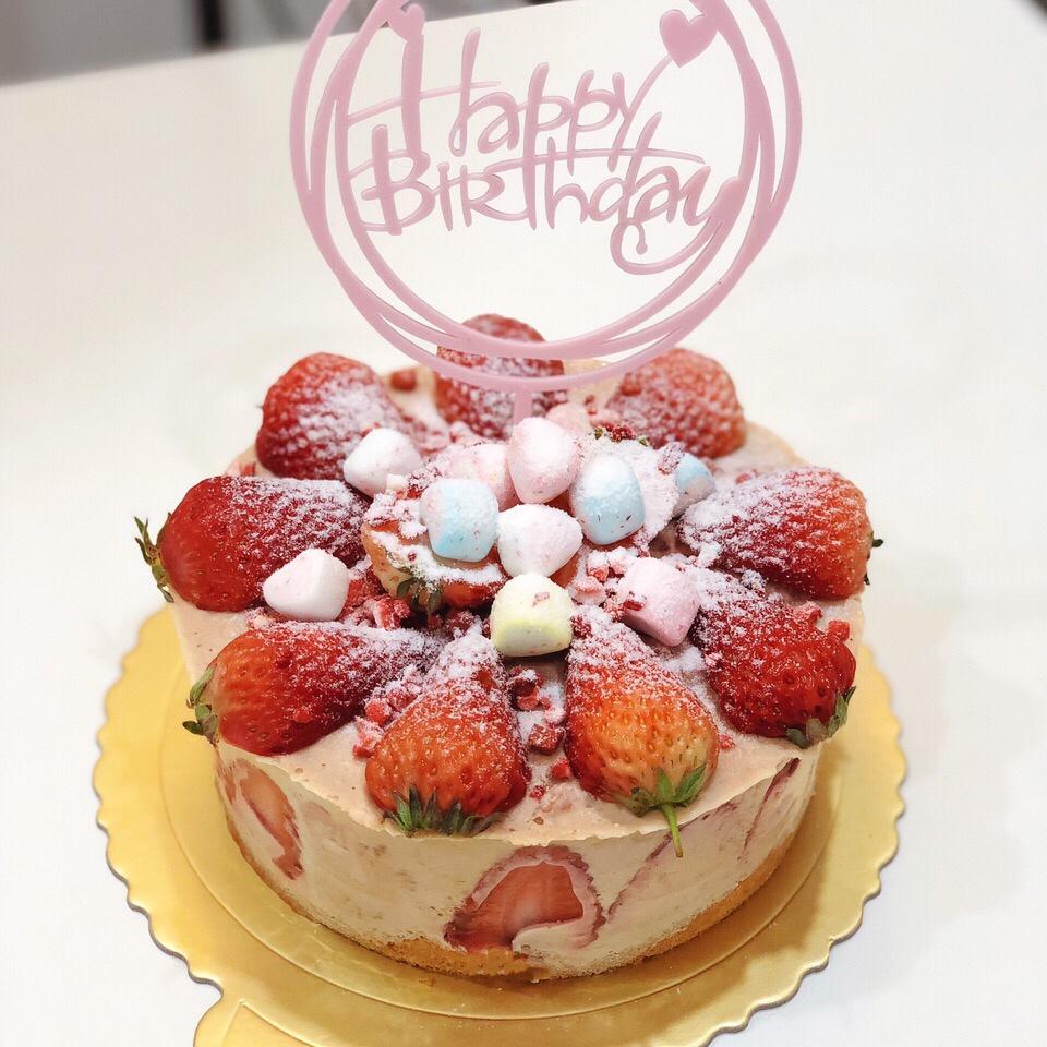 零基础，草莓慕斯6寸