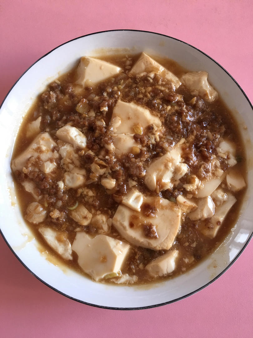 肉末嫩豆腐｜嫩滑口感爽口！这道快手菜超级下饭！！（减脂少油版）