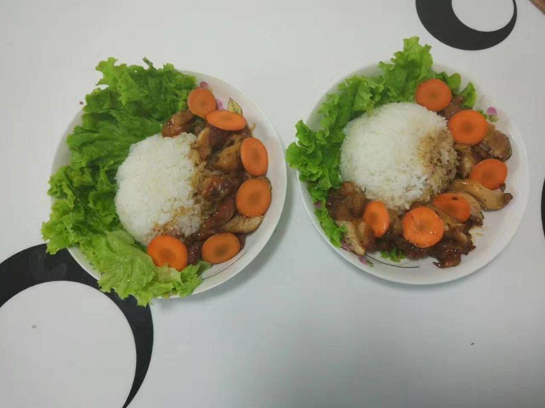 照烧鸡腿饭