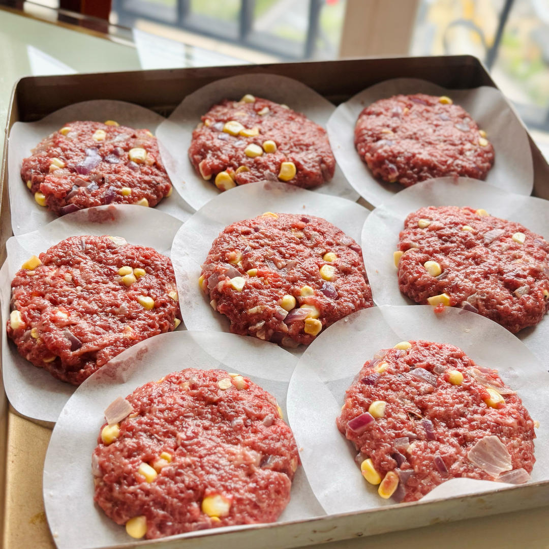 超详细汉堡牛肉饼｜附自制汉堡搭配#Healthymeals#减脂必撸16