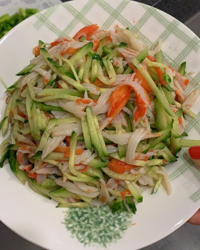 原创凉拌蟹肉棒