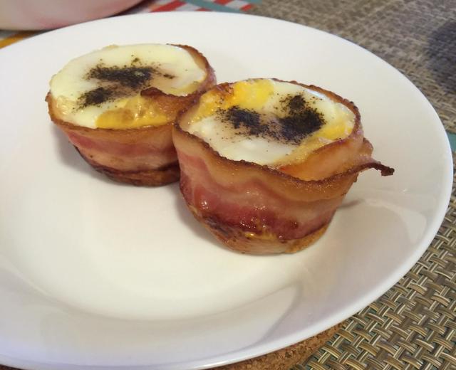培根鸡蛋盅的做法