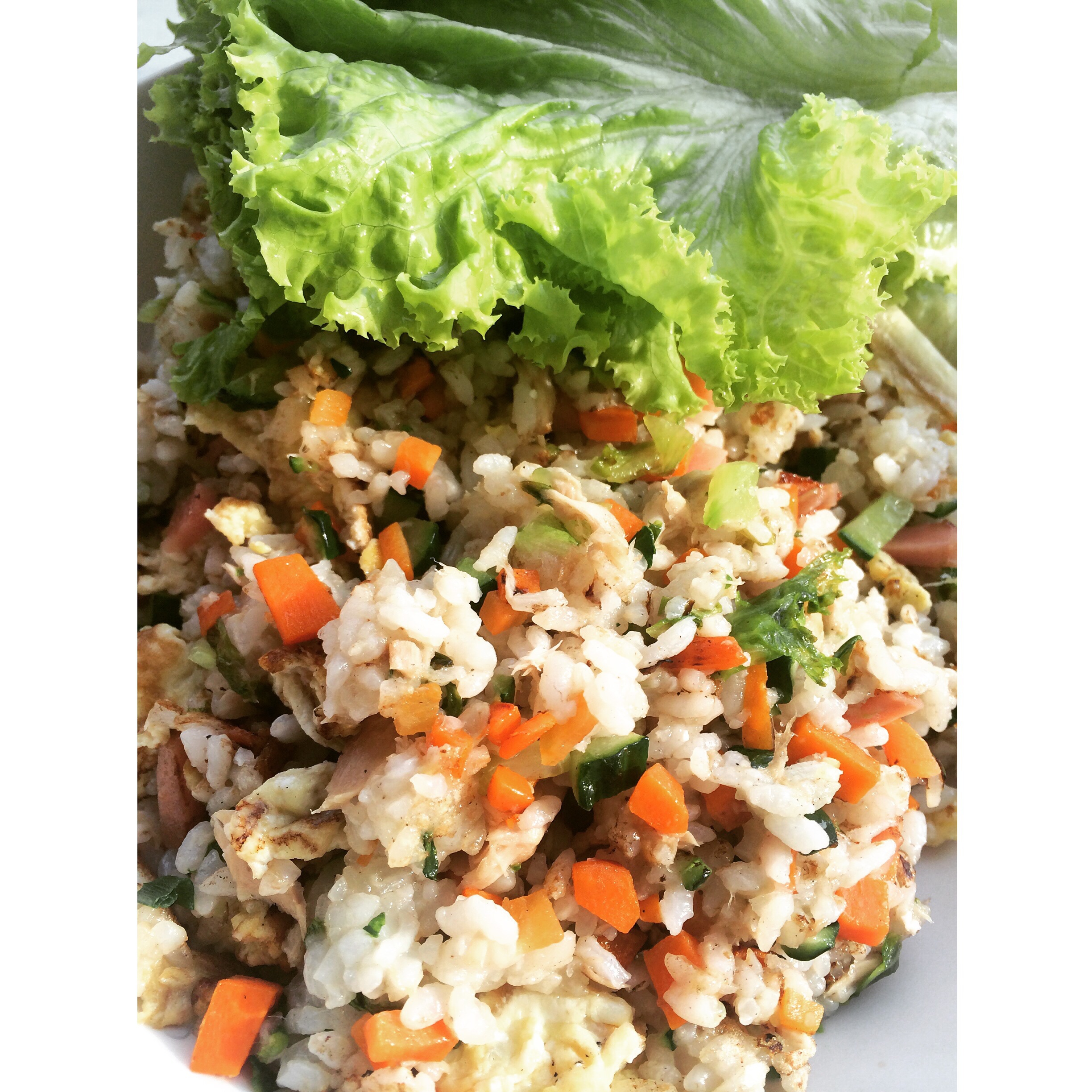 青菜炒饭