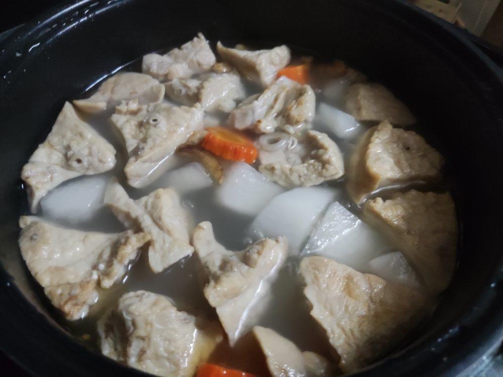白萝卜猪肺汤--松下SR-ANY151-P IH变频电饭煲