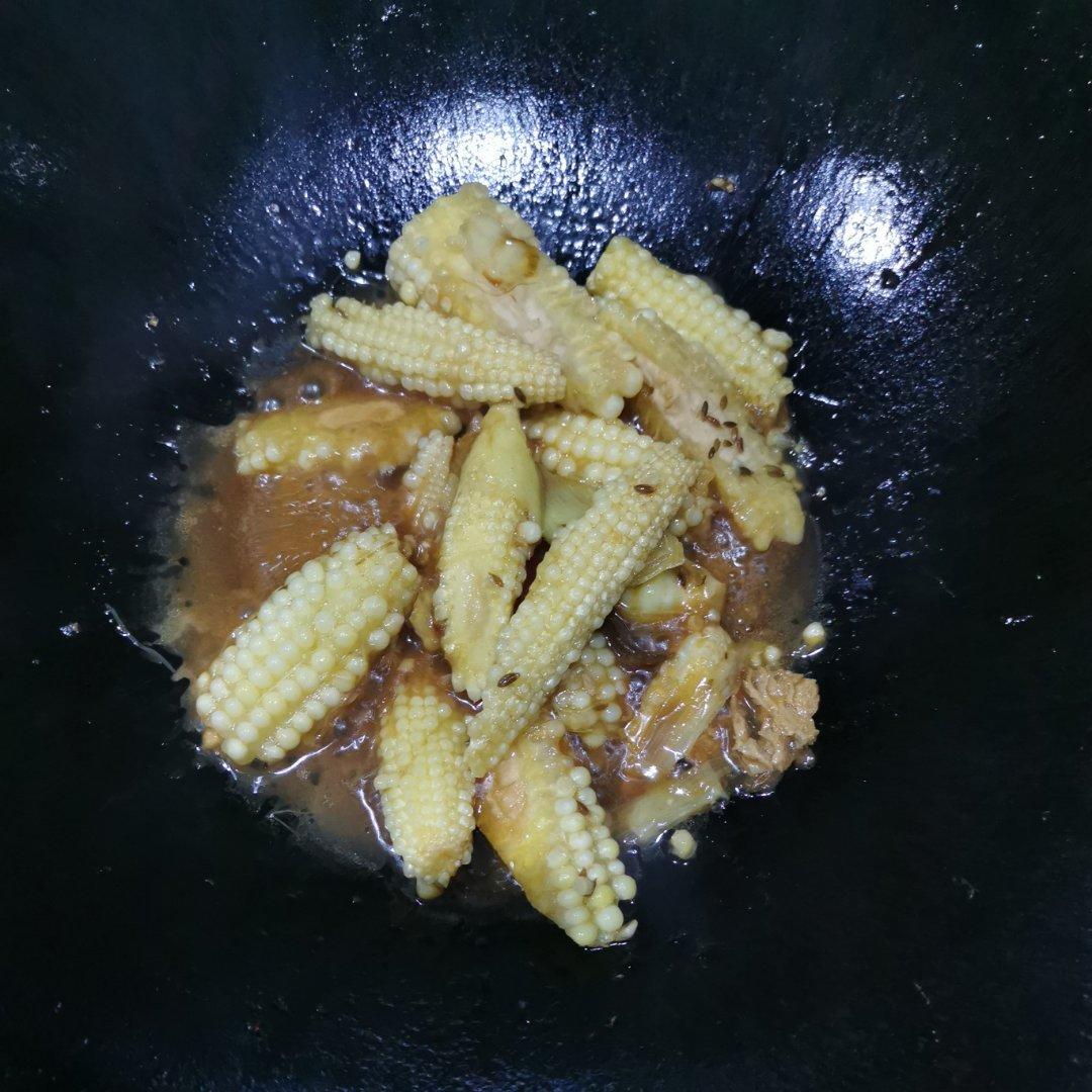 铁板玉米笋