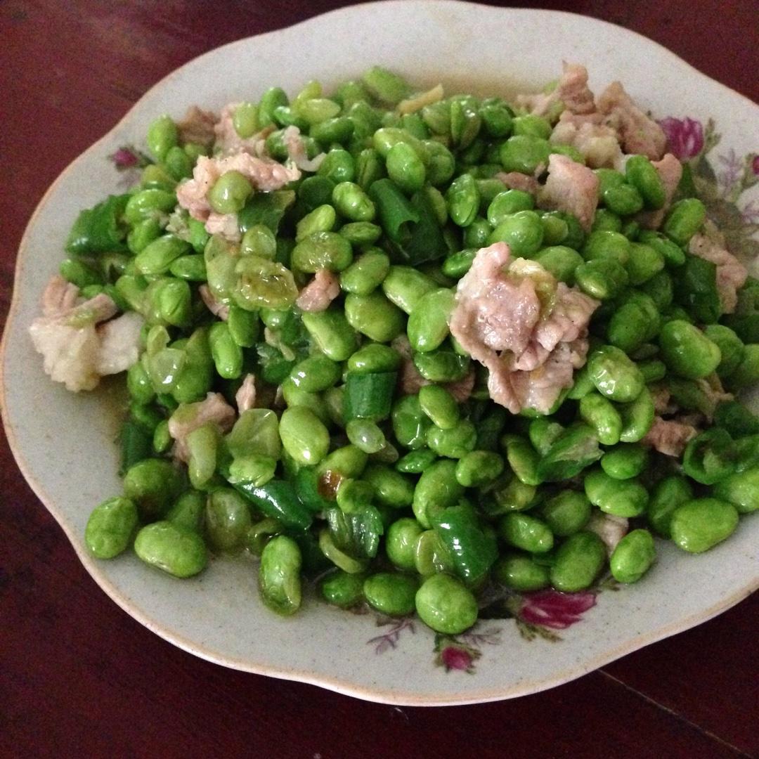 江西家常 小焥毛豆 鲜!的做法