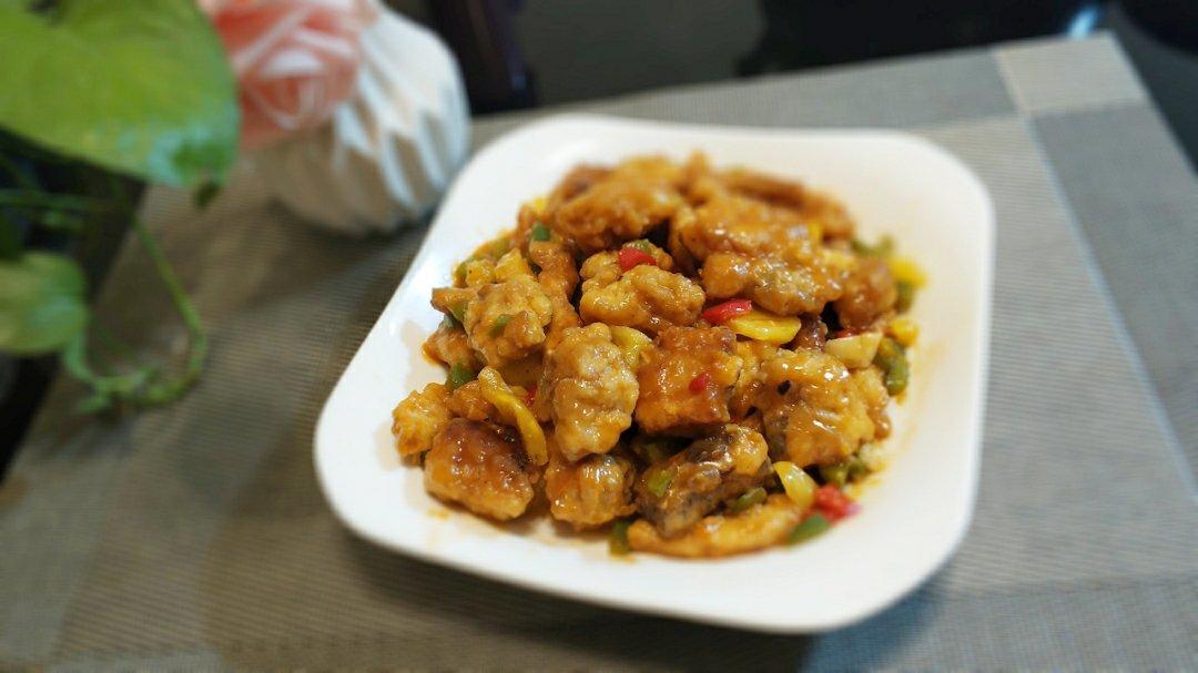 厨师长教你：“溜肉段”的家常做法，外酥里嫩唇齿留香