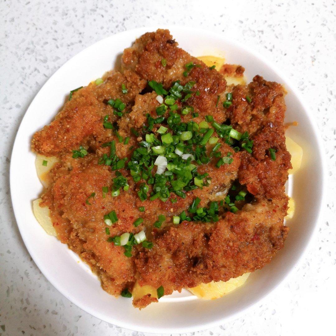 一包调料三步就能搞定的重庆香辣粉蒸排骨/粉蒸肉