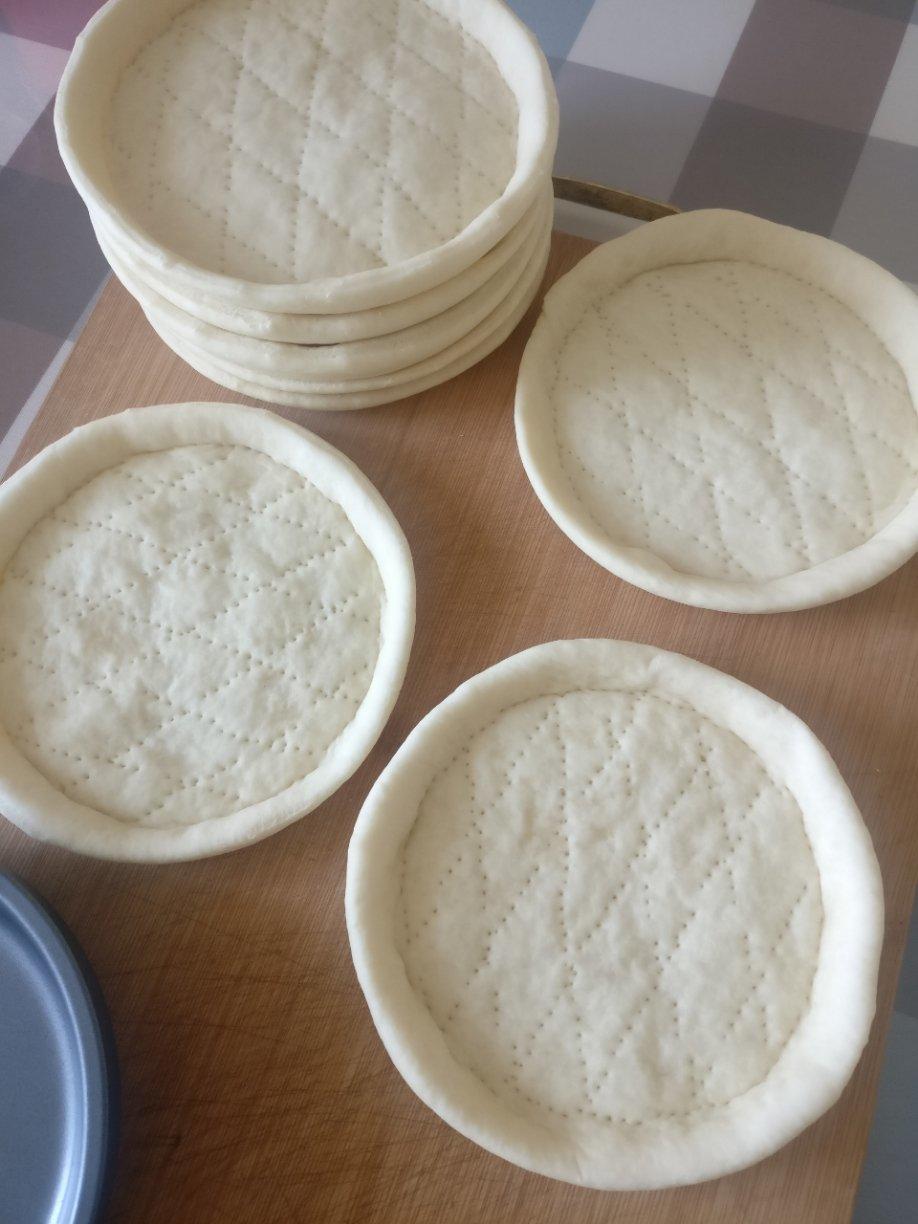 八寸披萨饼皮（四个）制作