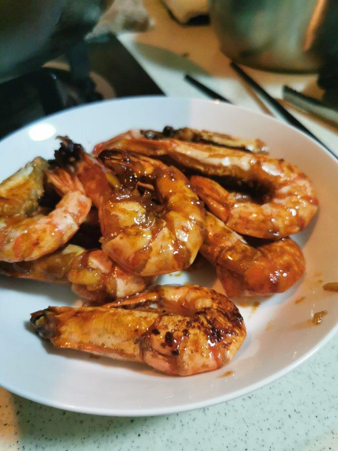 干烧大虾（黑虎虾）