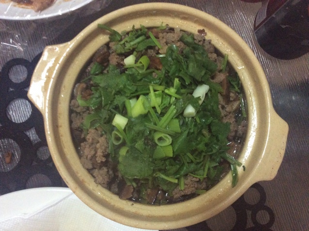 肉末香菇茄子煲