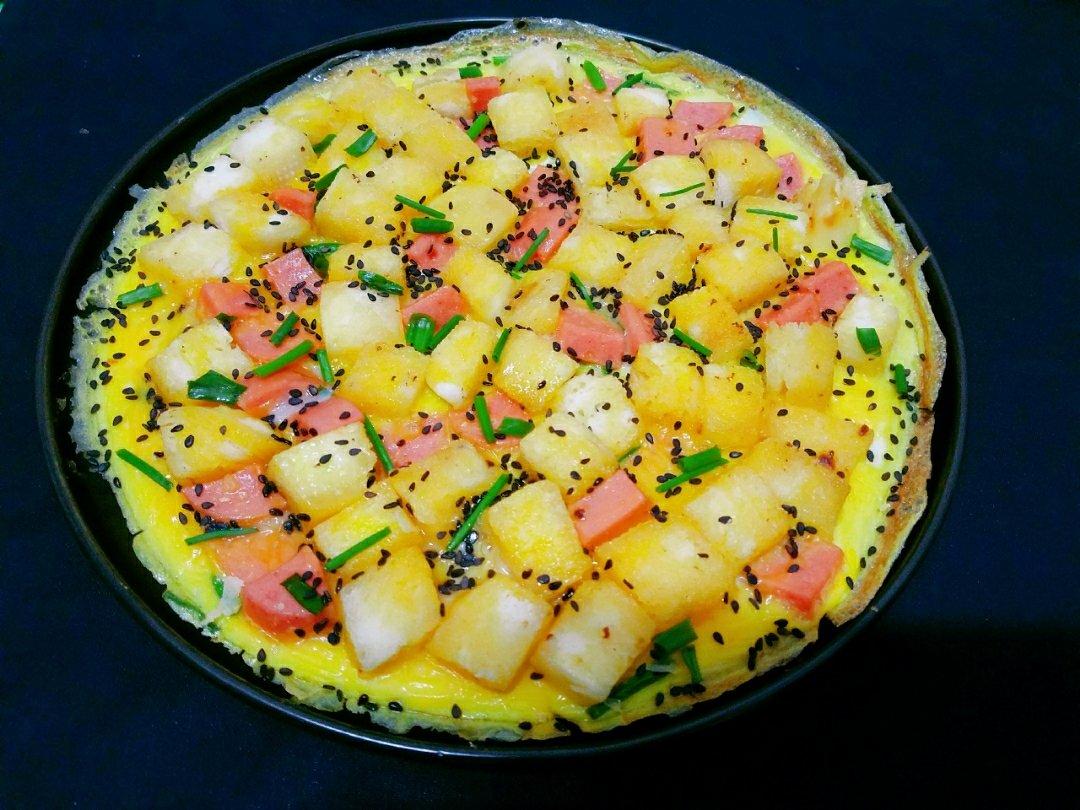 花样早餐(火腿鸡蛋饼）