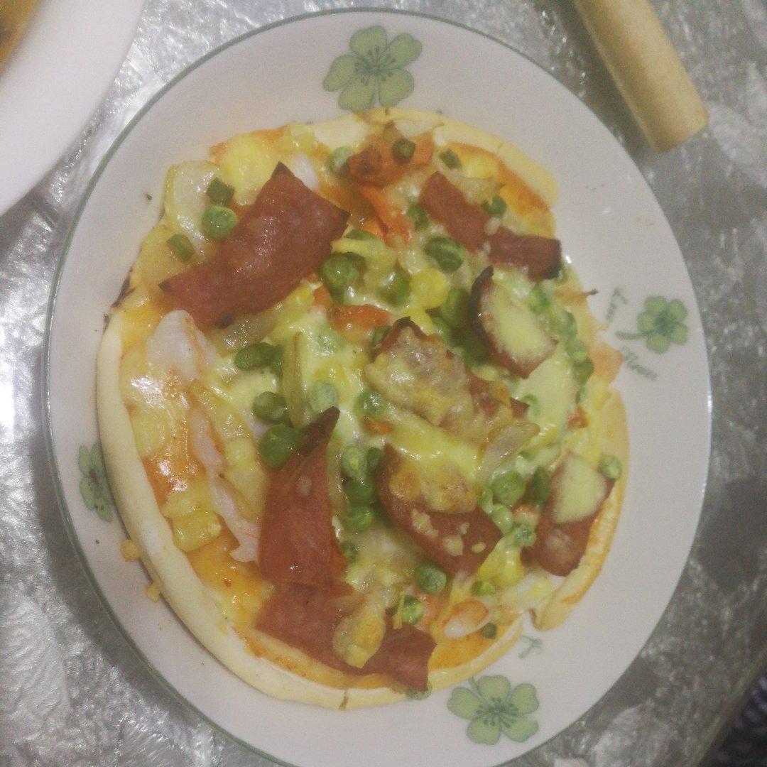 儿子说比BSK好吃的披萨（含披萨酱、饼底做法）