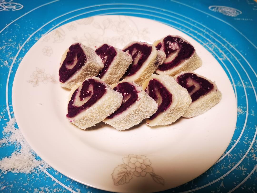 紫薯糯米卷（豆沙糯米卷）