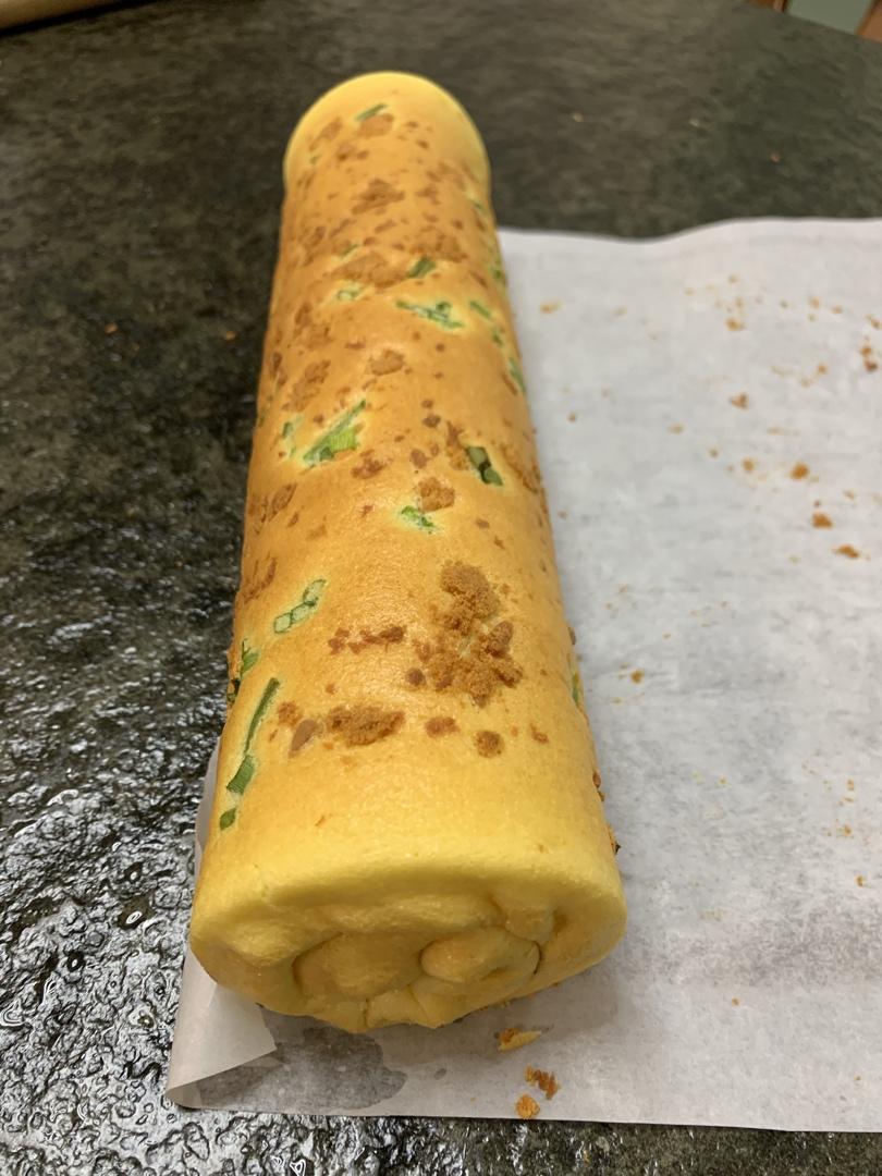 香葱肉松肥蛋糕卷～
