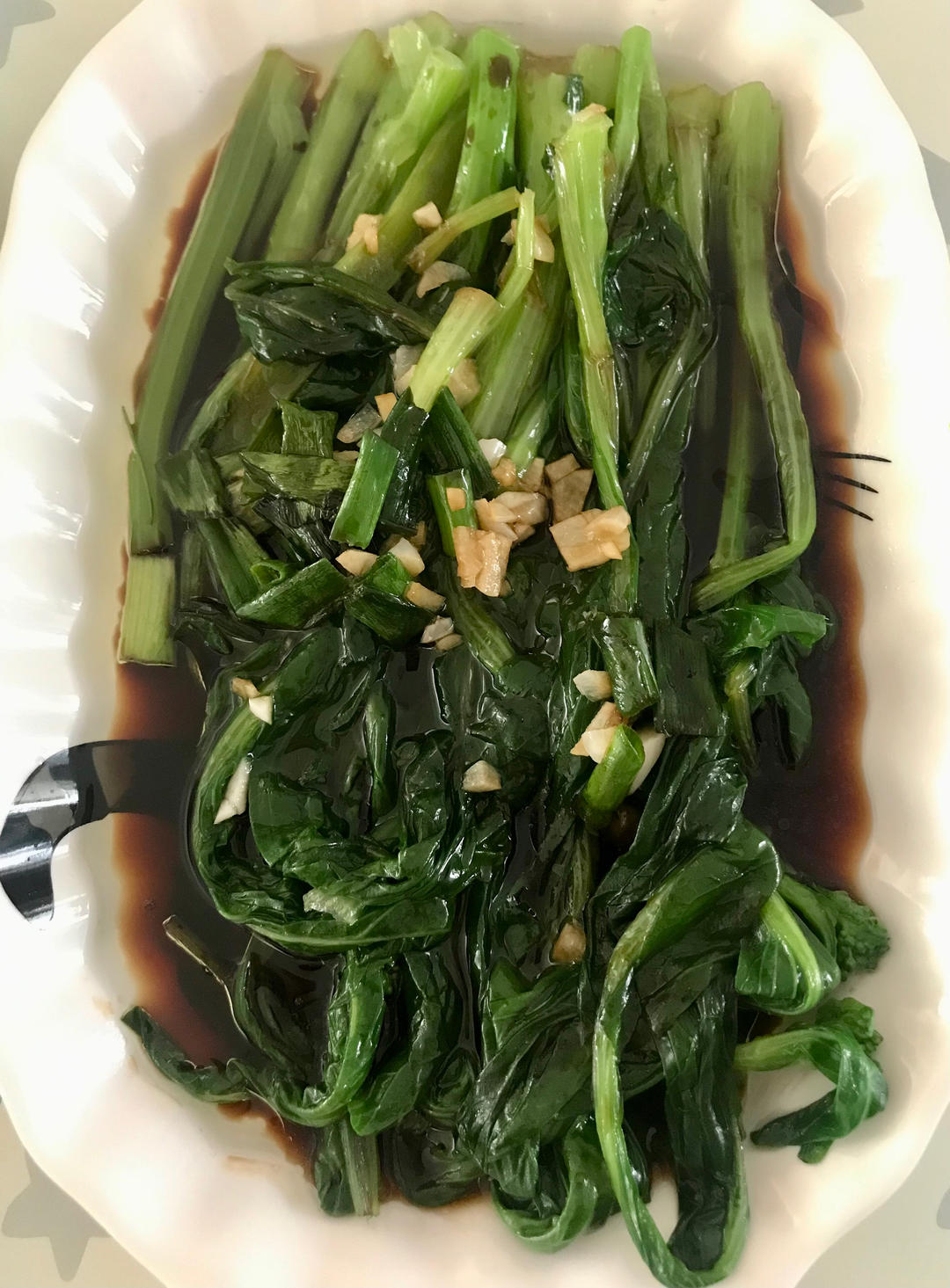 极妙厨房丨油淋菜心