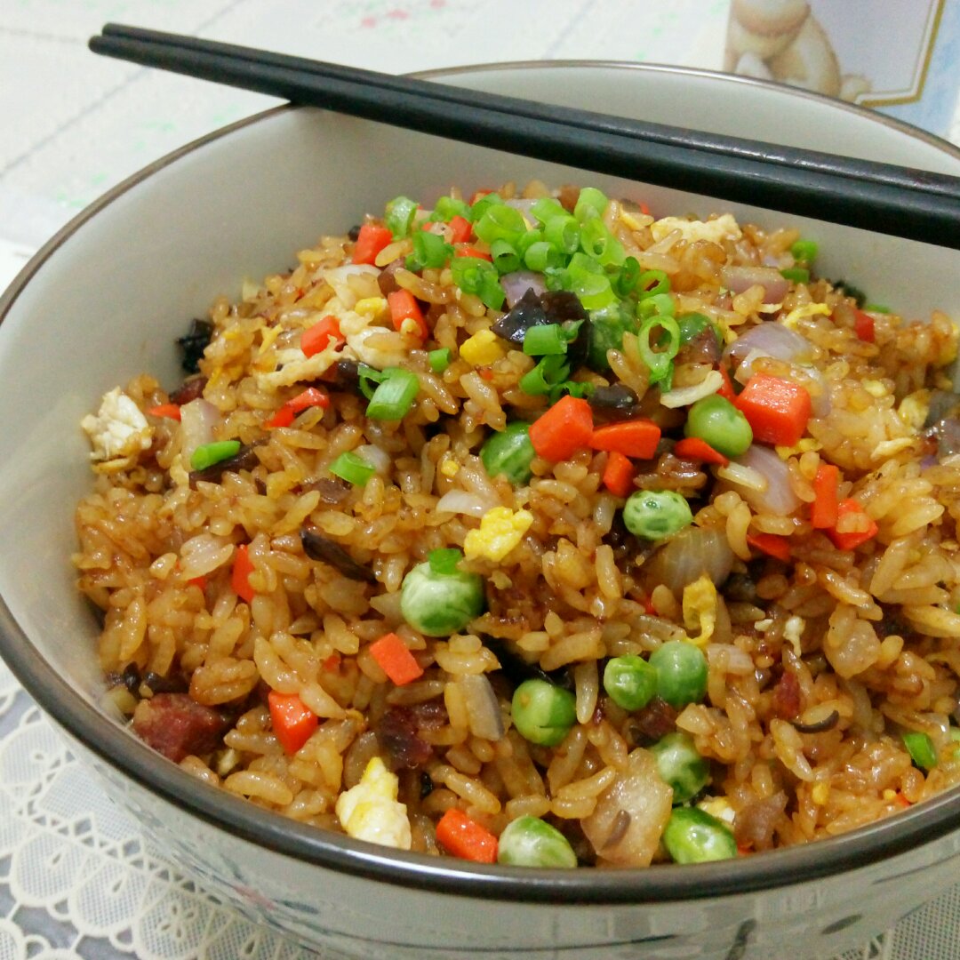 酱油素炒饭