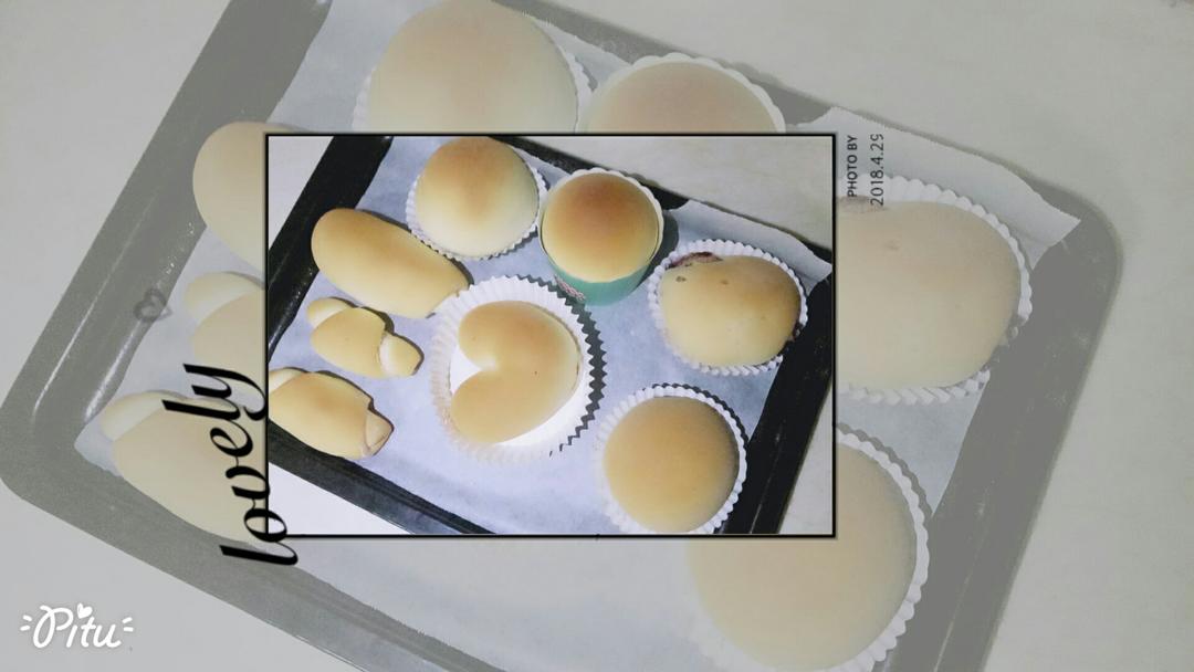 软软萌萌的紫米小面包