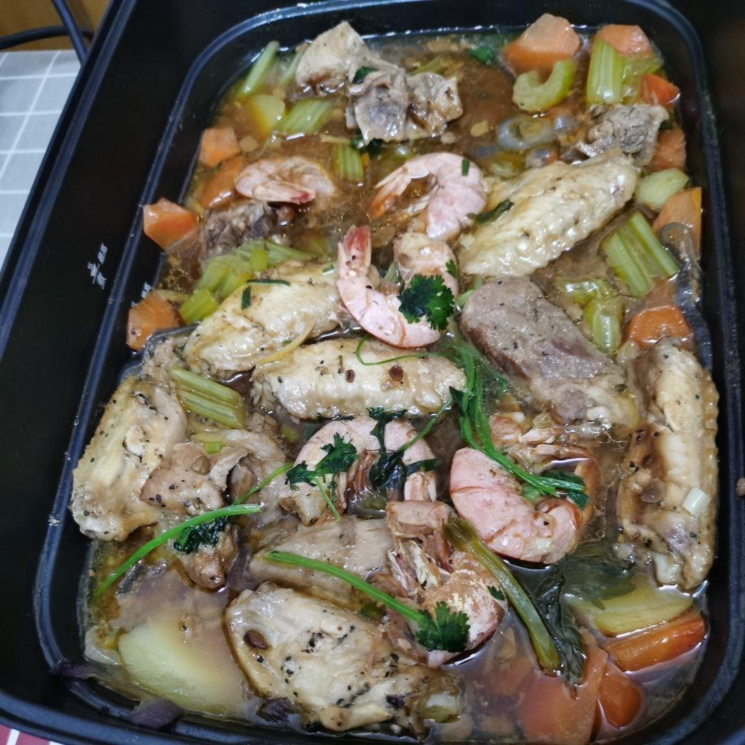 摩飞多功能锅菜谱系列之三汁焖锅