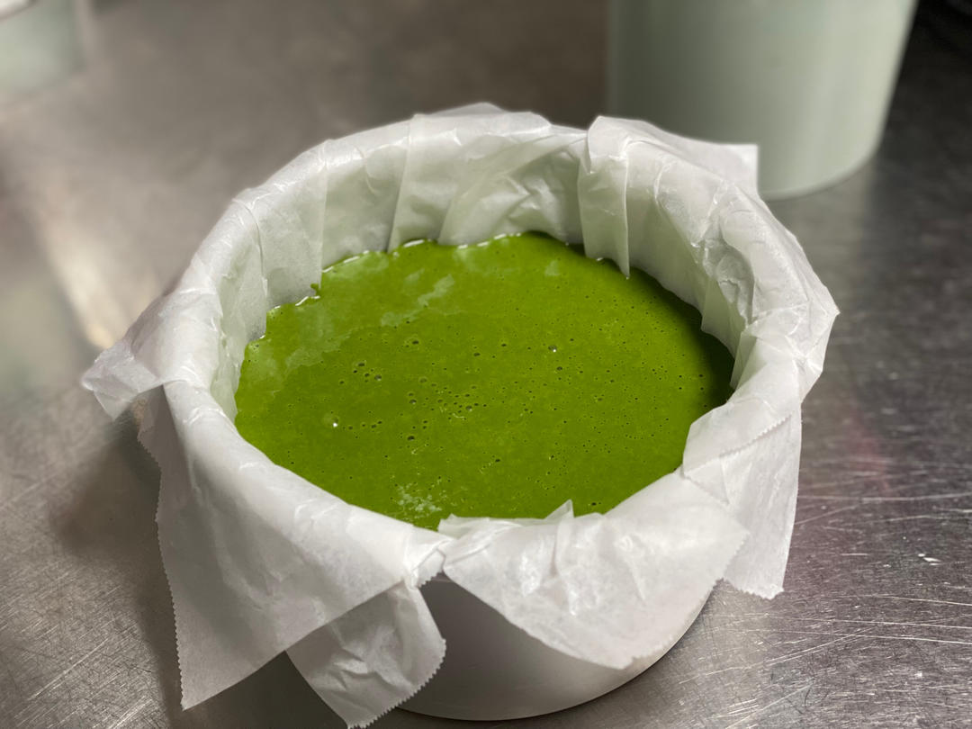 流心抹茶巴斯克芝士蛋糕