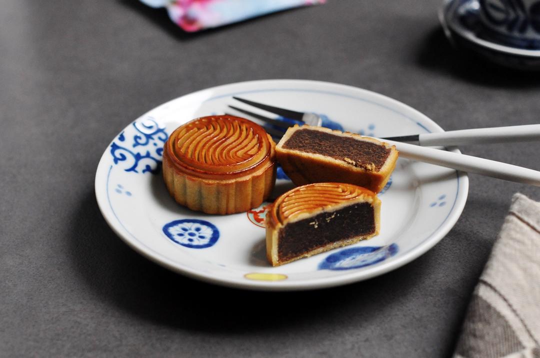 tethered_做的广式豆沙月饼