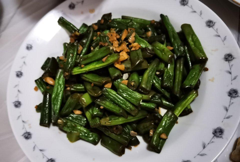 家常小炒四季豆，蔬菜就是要清爽鲜甜