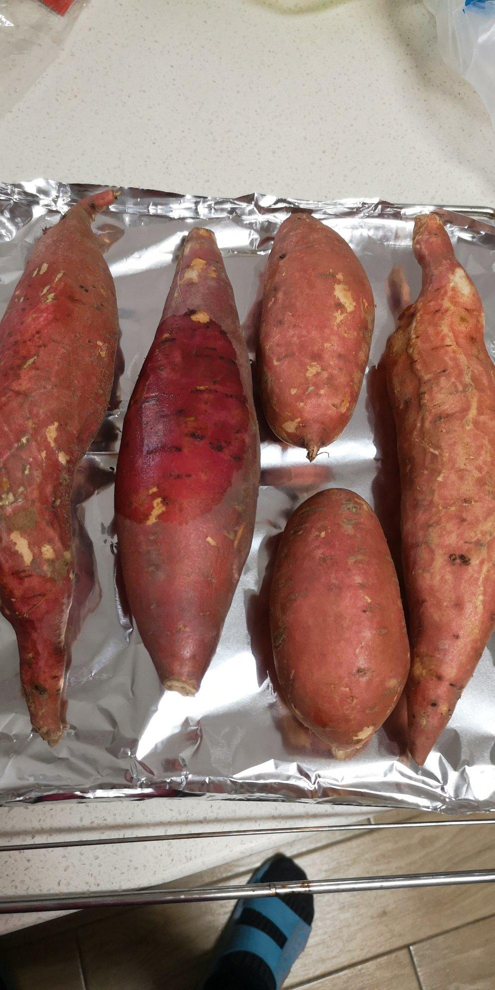 烤箱烤红薯