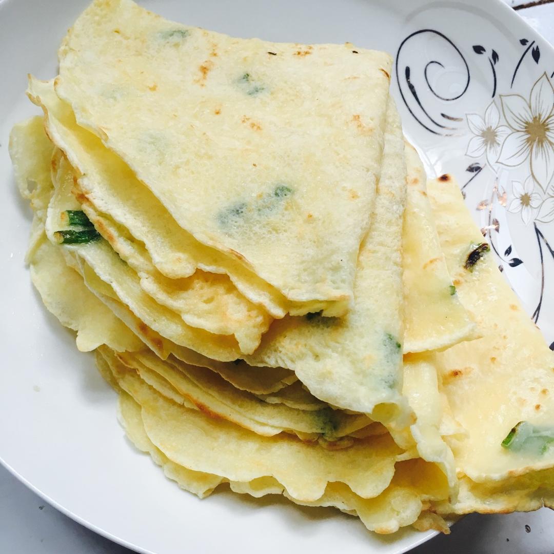 奶香葱花蛋饼（低筋面粉版）