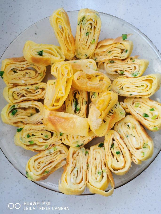 无油鸡蛋卷，这早餐够完美