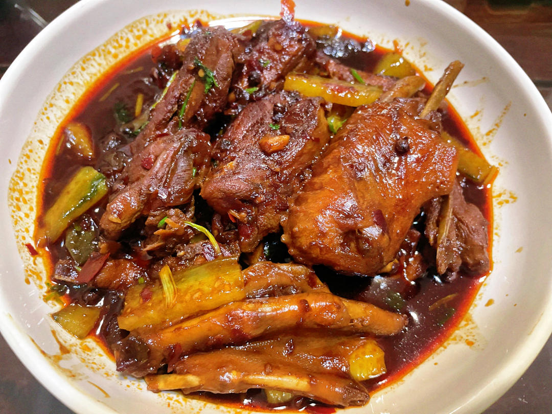 不加一滴油的土豆烧鸭块