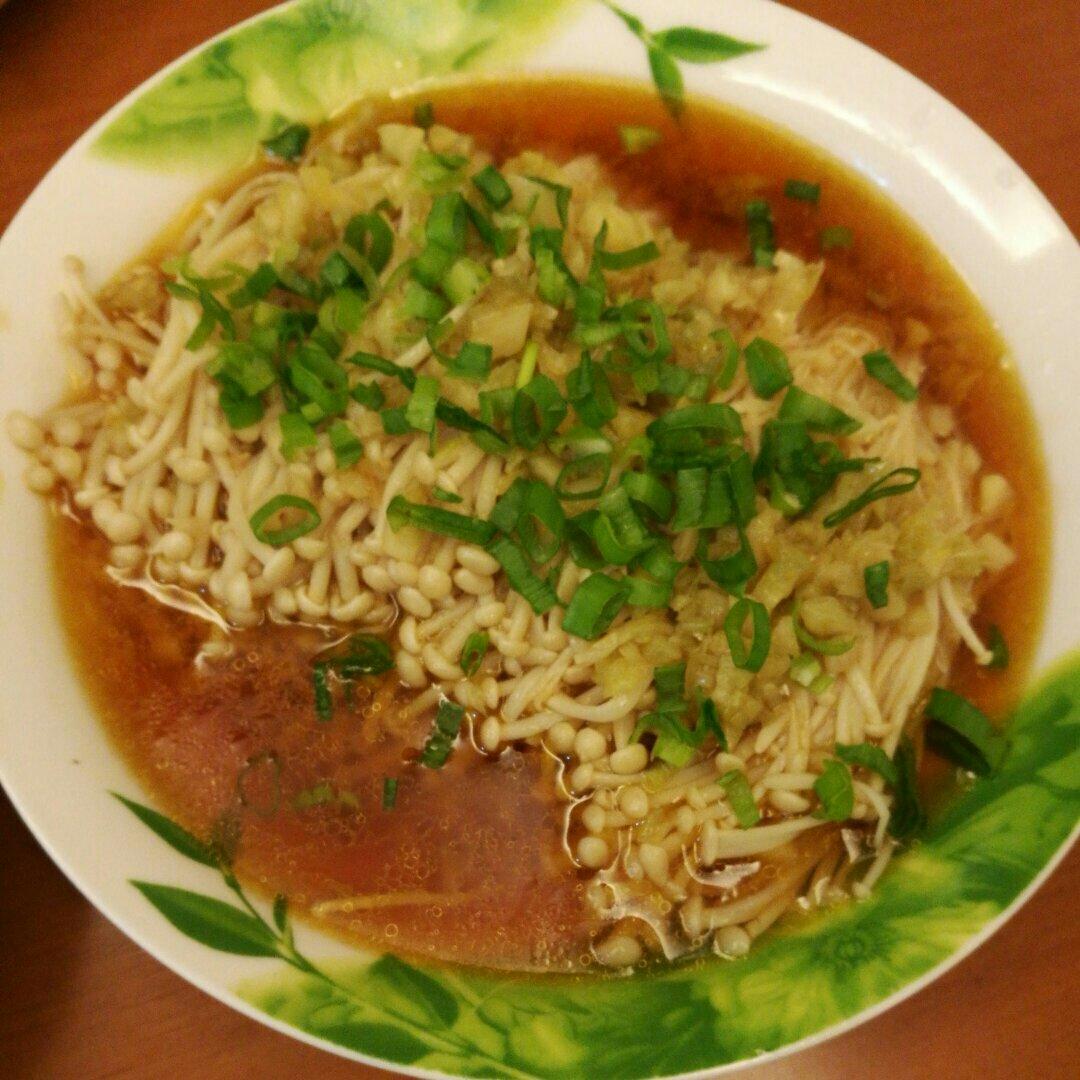 蒜蓉蒸金针菇