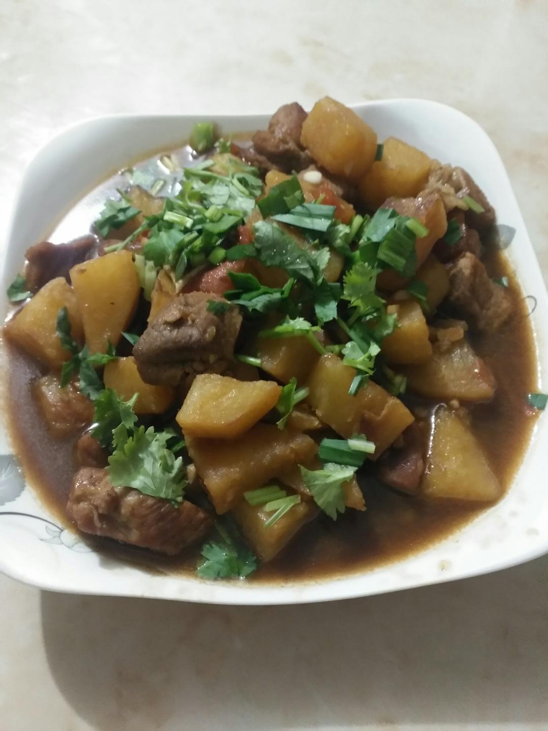 酱烧土豆