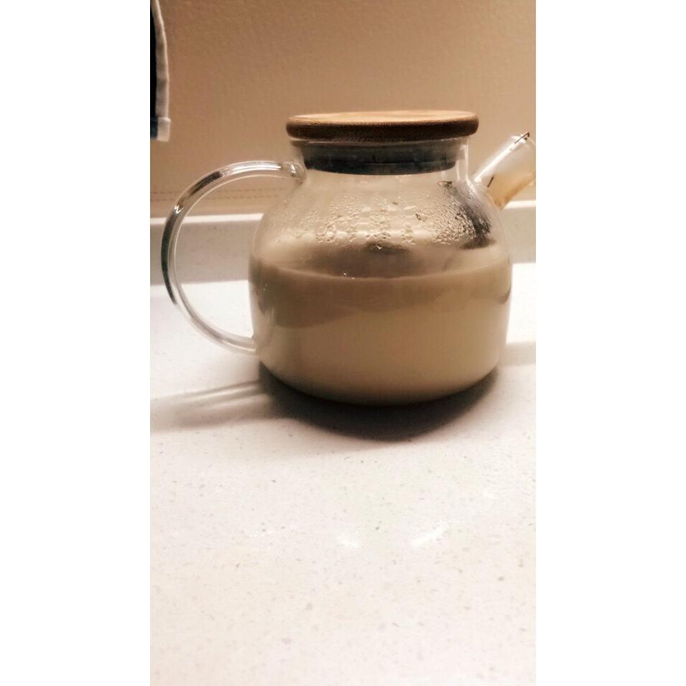 浓浓的锅煮奶茶