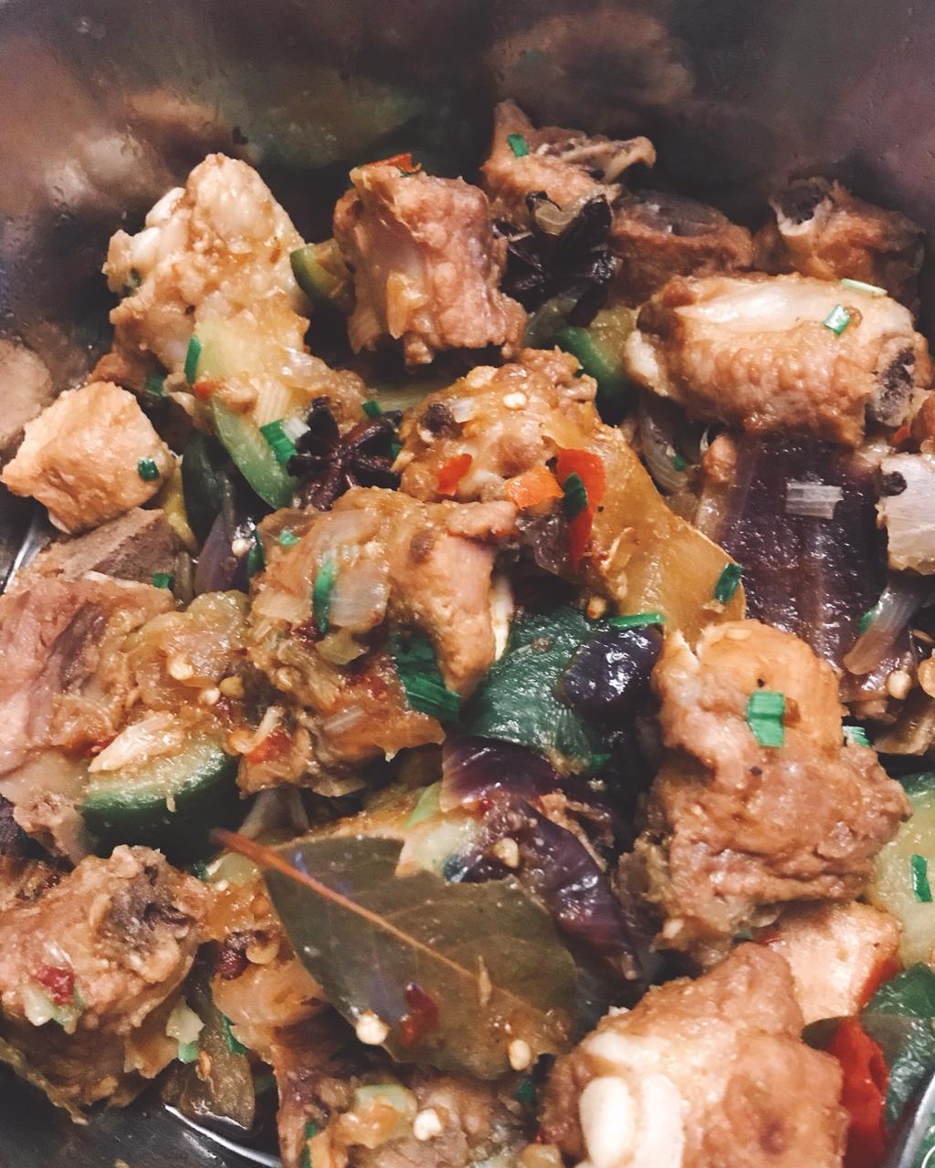 土豆炖排骨