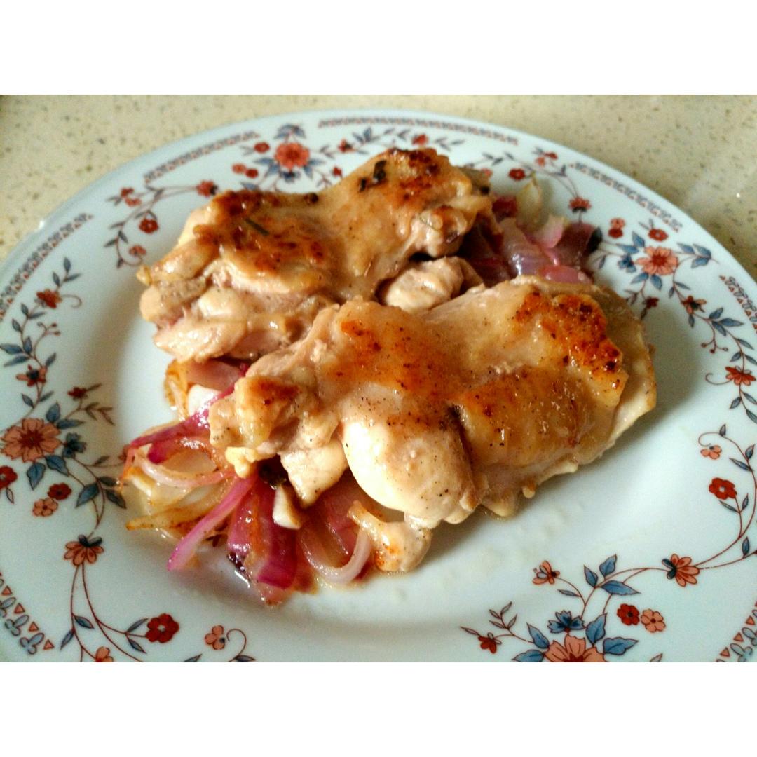 黑椒柠檬煎鸡扒