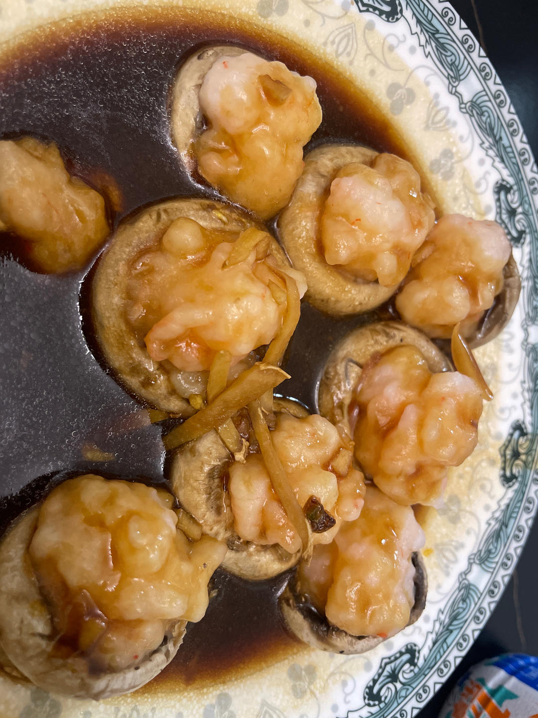 鲜嫩香菇虾滑