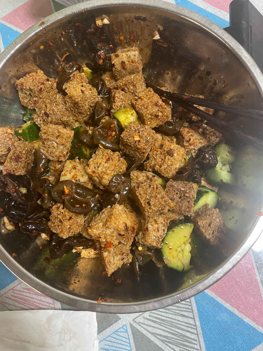 酿皮味的凉拌烤麸