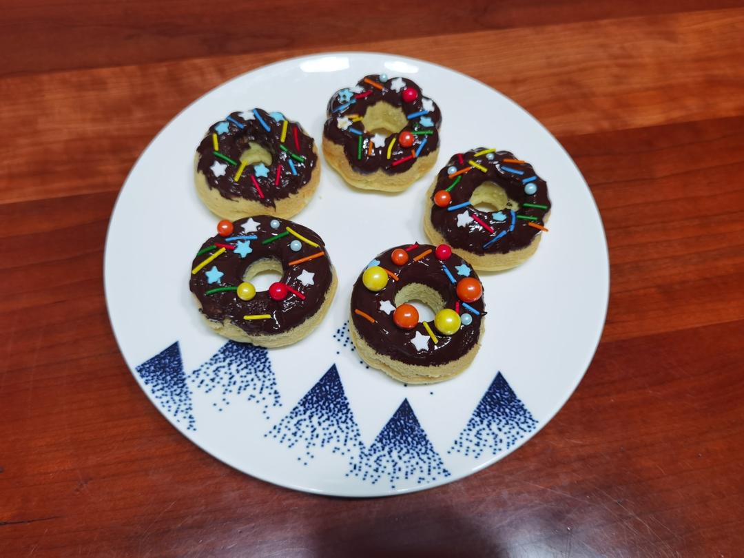烤箱版甜甜圈😍颜值天花板