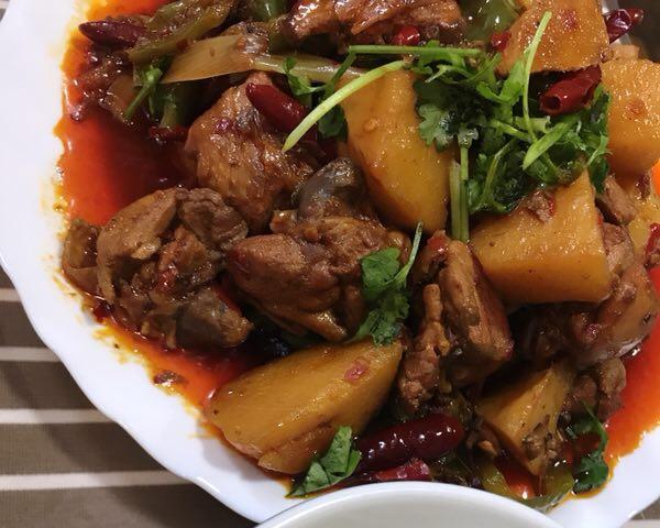 土豆鸡块（麻辣）